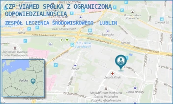 ZESPÓŁ LECZENIA ŚRODOWISKOWEGO - NZOZ VIAMED SPÓŁKA Z OGRANICZONĄ ODPOWIEDZIALNOŚCIĄ - SZEWSKA 6A,  LUBLIN