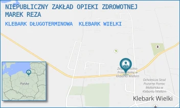 KLEBARK DŁUGOTERMINOWA - NIEPUBLICZNY ZAKŁAD OPIEKI ZDROWOTNEJ MAREK REZA - 9B,  KLEBARK WIELKI