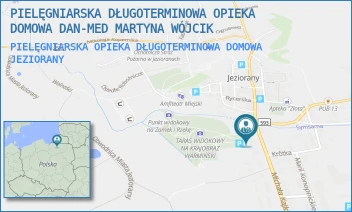 PIELĘGNIARSKA OPIEKA DŁUGOTERMINOWA DOMOWA - PIELĘGNIARSKA DŁUGOTERMINOWA OPIEKA DOMOWA DAN-MED MARTYNA BIAŁŁOWICZ - KAJKI 20,  JEZIORANY