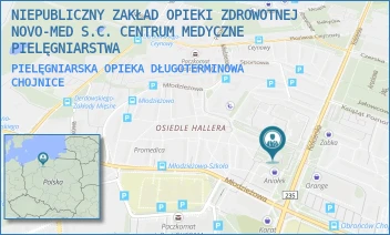 PIELĘGNIARSKA OPIEKA DŁUGOTERMINOWA - NIEPUBLICZNY ZAKŁAD OPIEKI ZDROWOTNEJ NOVO-MED S.C. CENTRUM MEDYCZNE PIELĘGNIARSTWA - UL. KOŚCIERSKA 9/09,  CHOJNICE